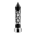 Thread-On Brooklyn Style Spike Gearshift Knob With LED 13/15/18 Speed Adapter-Matte Black/White LED - Image 5