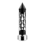 Thread-On Brooklyn Style Spike Gearshift Knob With LED 9/10 Speed Adapter-Matte Black/White LED - Image 5