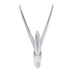 Die-Cast Swan Hood Ornament - Chrome - Image 2
