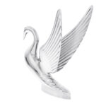 Die-Cast Swan Hood Ornament - Chrome - Image 3