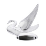 Die-Cast Swan Hood Ornament - Chrome - Image 6