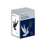 Die-Cast Swan Hood Ornament - Matte Black - Image 6