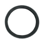 18" Leatherette Steering Wheel Cover-Black 88034