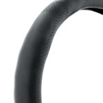 18" Leatherette Steering Wheel Cover-Black - Image 4