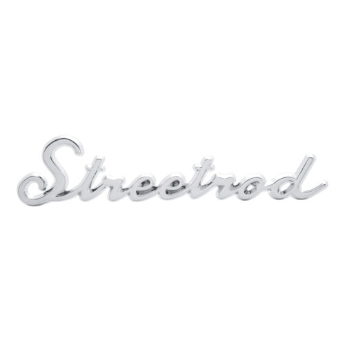 Chrome "Streetrod" Script Emblem With Stud A6202