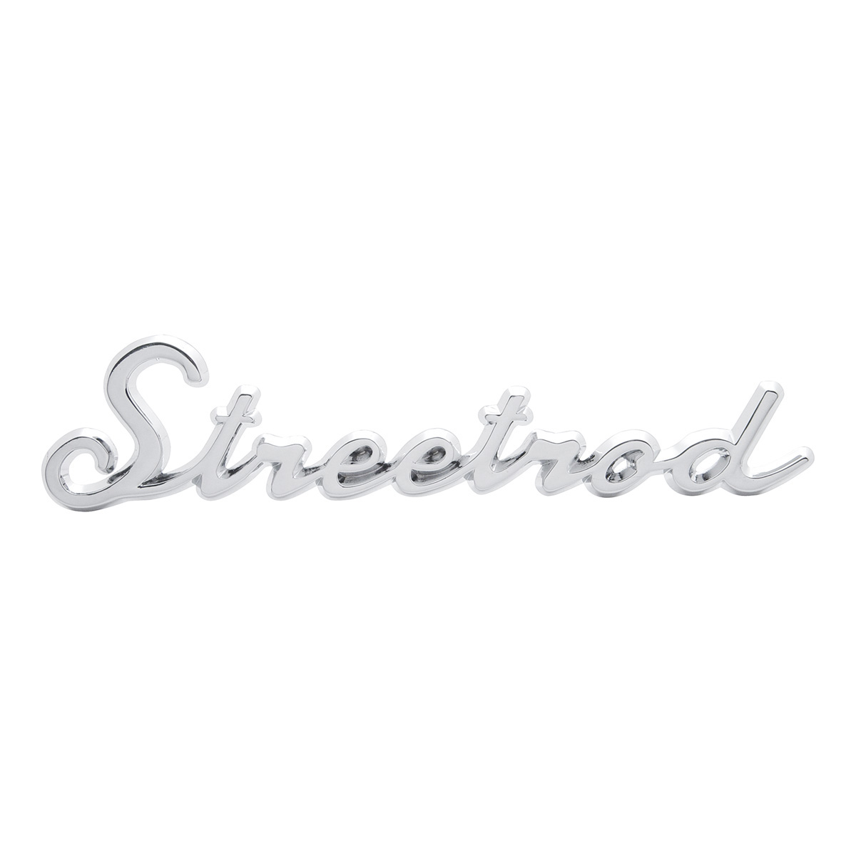 Chrome "Streetrod" Script Emblem With Stud A6202