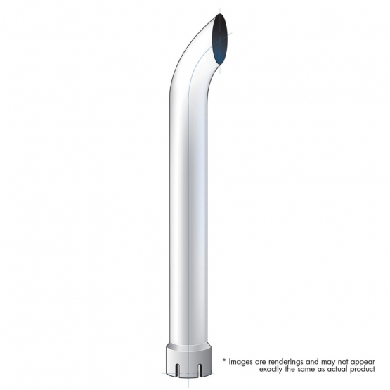 6" Curved Expanded/Slotted Bottom Exhaust - 60" L C2-6-060