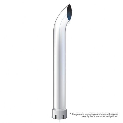 6" Curved Expanded/Slotted Bottom Exhaust - 108" L C2-6-108