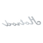 Chrome Hotrod Script Emblem With Mounting Studs - Image 3