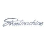 Chrome "Street Machine" Script Emblem With Stud S1002