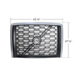 Truck Grille For 2018-2024 Volvo VNL - Image 8
