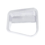 Chrome Plastic Fairing Latch Cover For 2018-2024 Volvo VNL-Passenger Front 42529