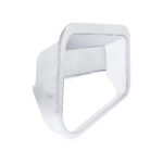 Chrome Plastic Fairing Latch Cover For 2018-2024 Volvo VNL-Driver Front - Image 2