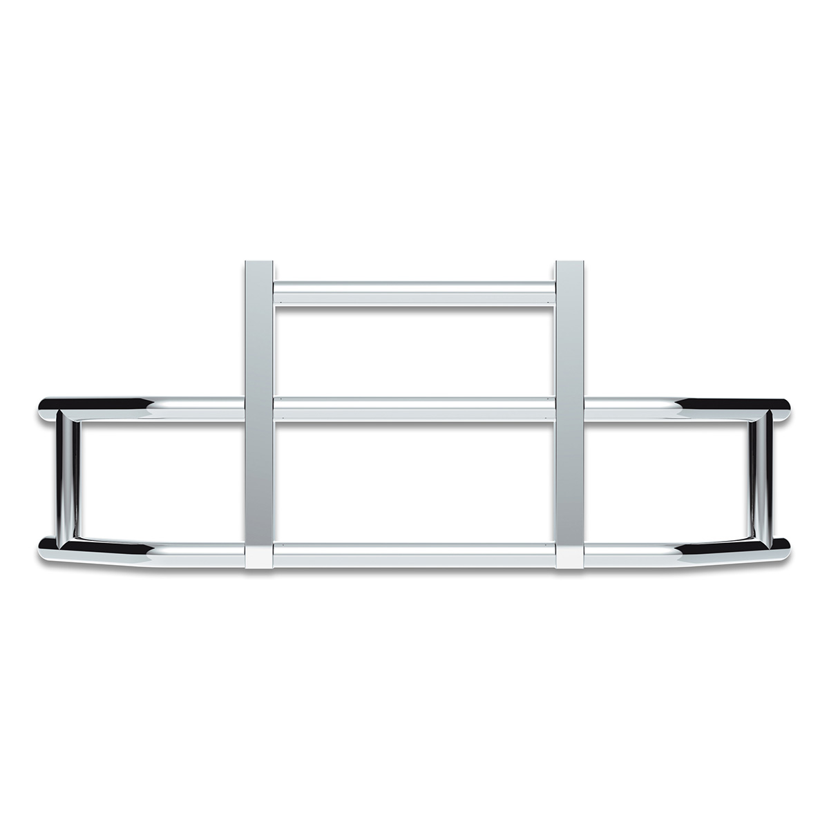 HighwayShield I25 R-304 Stainless Steel Grille Guard & Bracket Kit For 2003-2017 Volvo VNL 80041