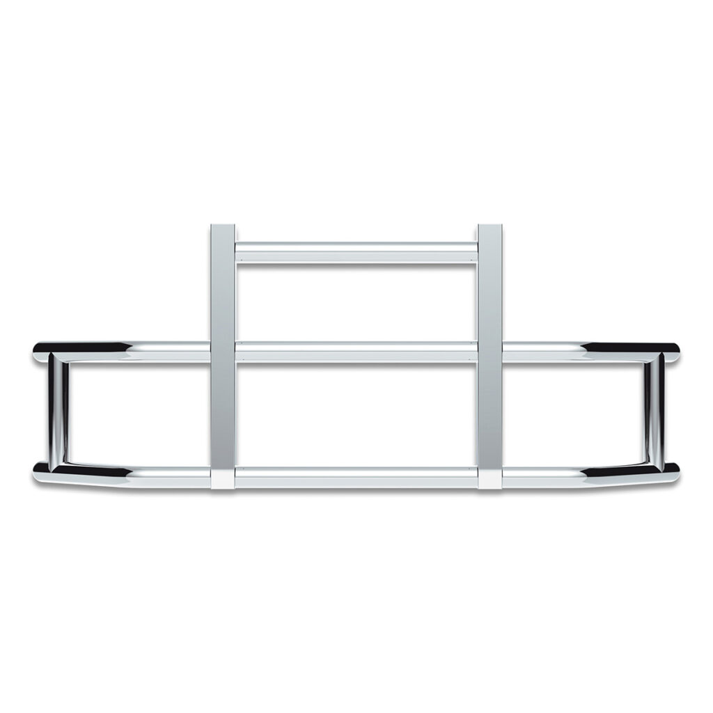 HighwayShield I25 R-304 Stainless Steel Grille Guard & Bracket Kit For 2018-2024 Volvo VNL 80045