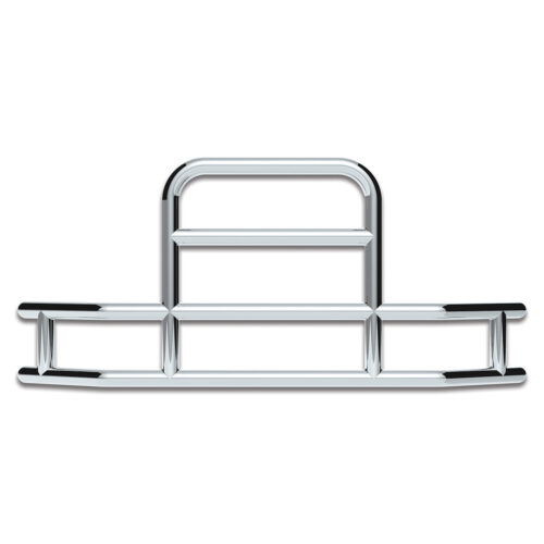 HighwayShield I85-304 Stainless Steel Grille Guard & Bracket Kit For 2018-2024 Volvo VNL 80054