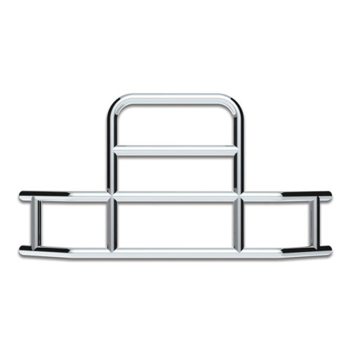 HighwayShield I85 R-304 Stainless Steel Grille Guard & Bracket Kit For 2003-2017 Volvo VNL 80059