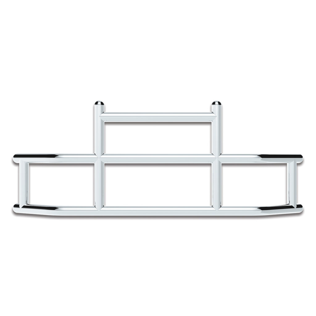 HighwayShield I20 R-304 Stainless Steel Grille Guard & Bracket Kit For 2003-2017 Volvo VNL 80077